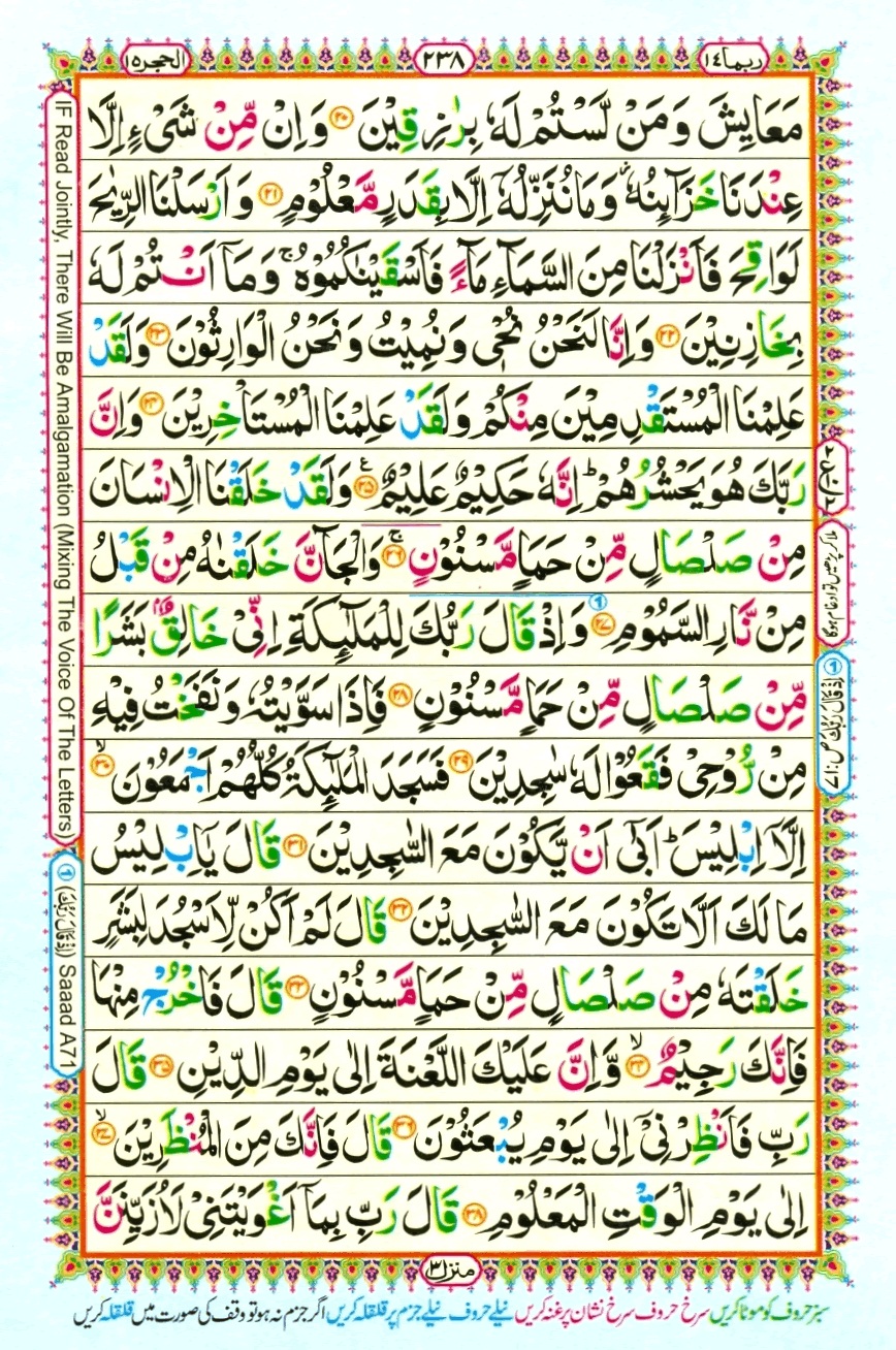 Surah 15 Al-Hijr, page 3
