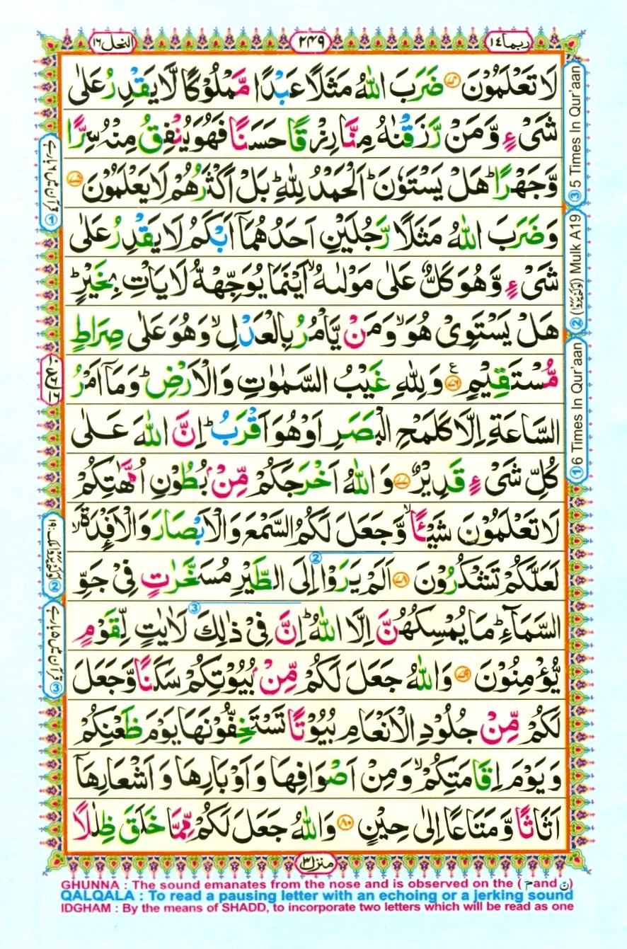 Surah 16 An-Nahl, page 9
