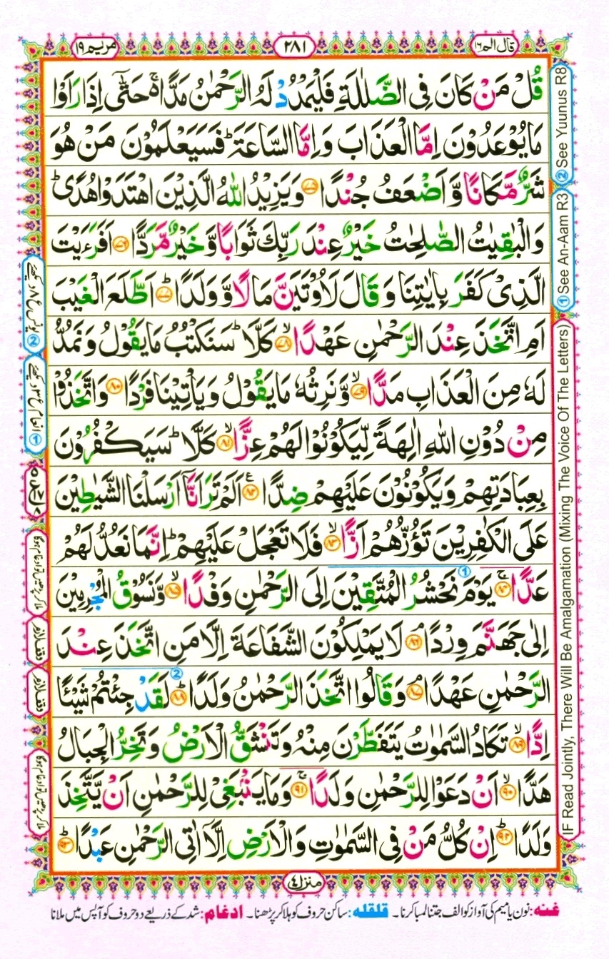 Surah 19 Maryam, page 6