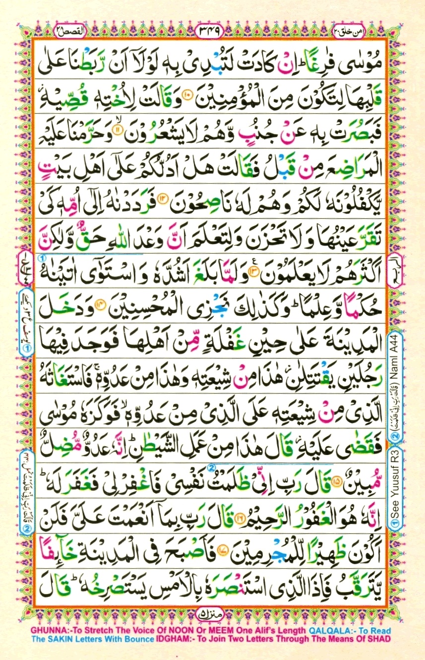 Surah 28 Al-Qasas, page 2
