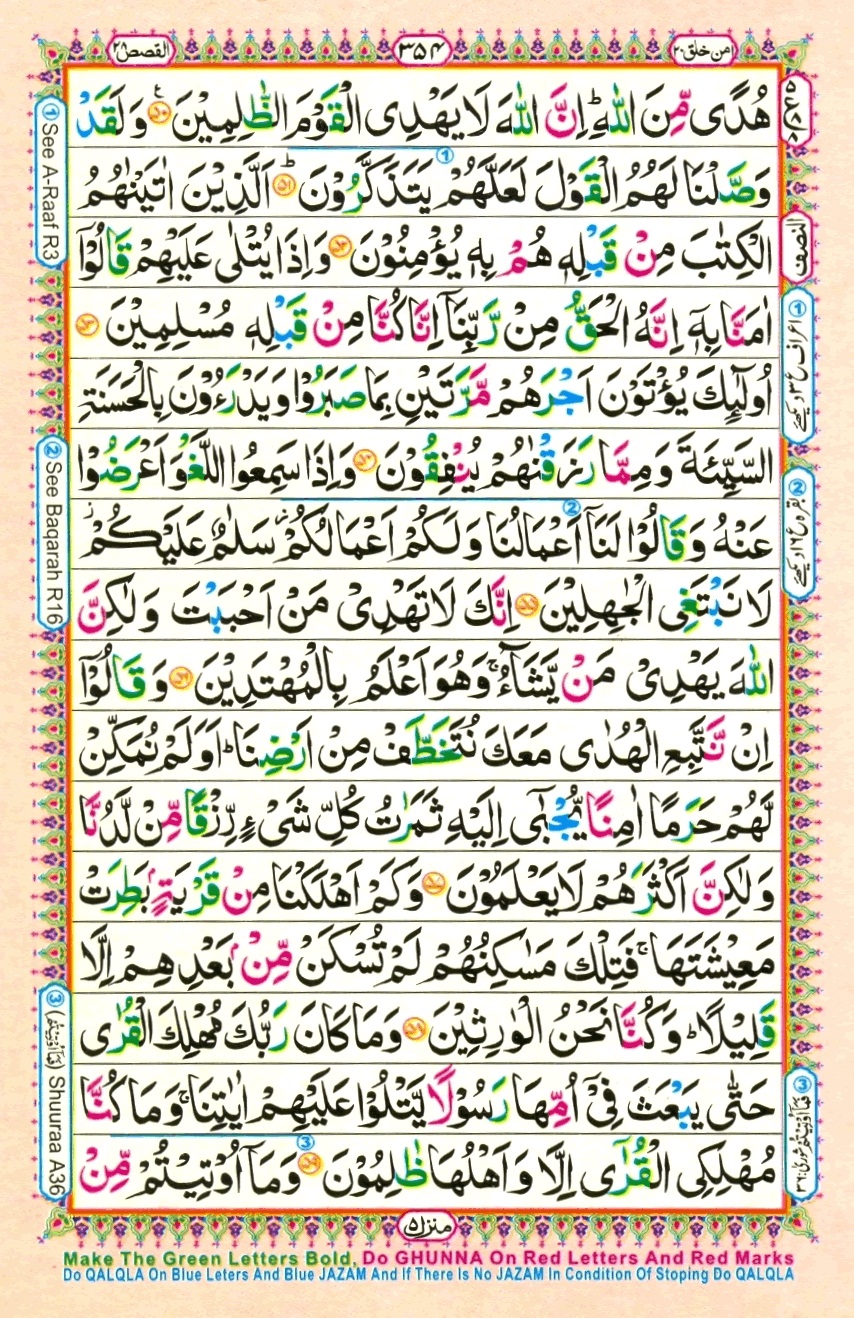 Surah 28 Al-Qasas, page 7