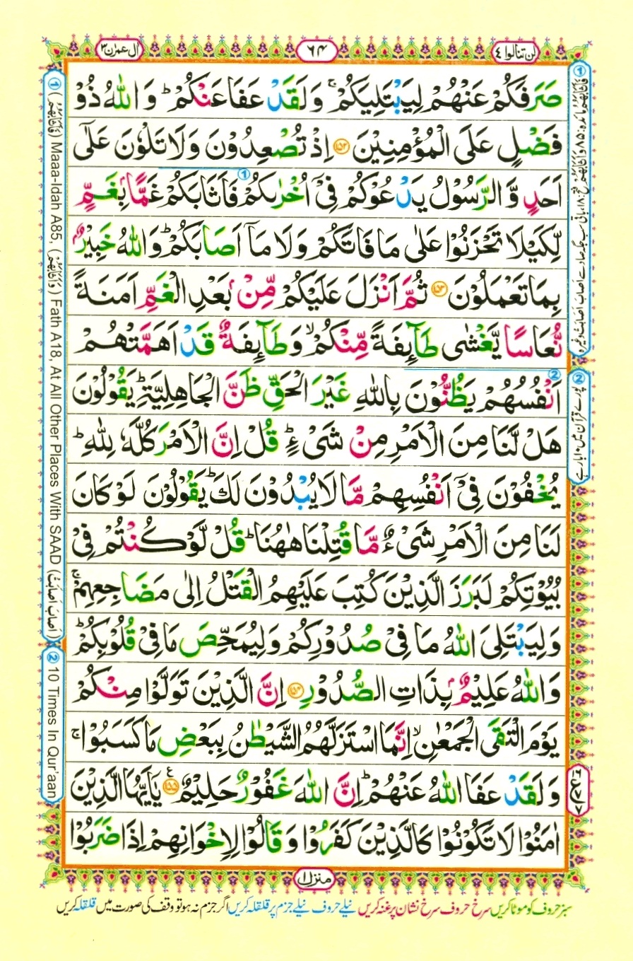 Surah 3 Al Imran, page 19