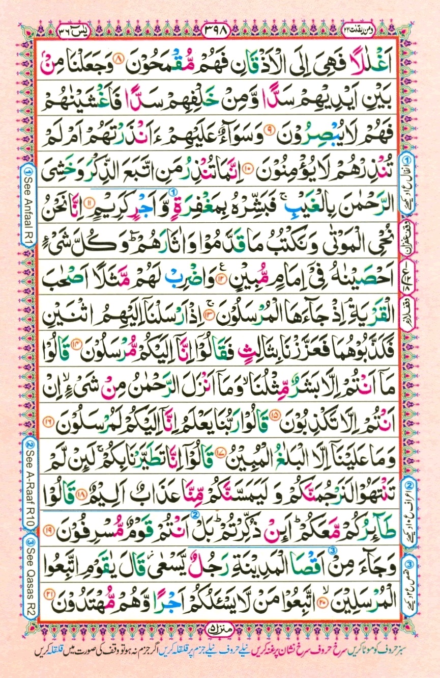 Surah 36 Ya-Sin, page 2