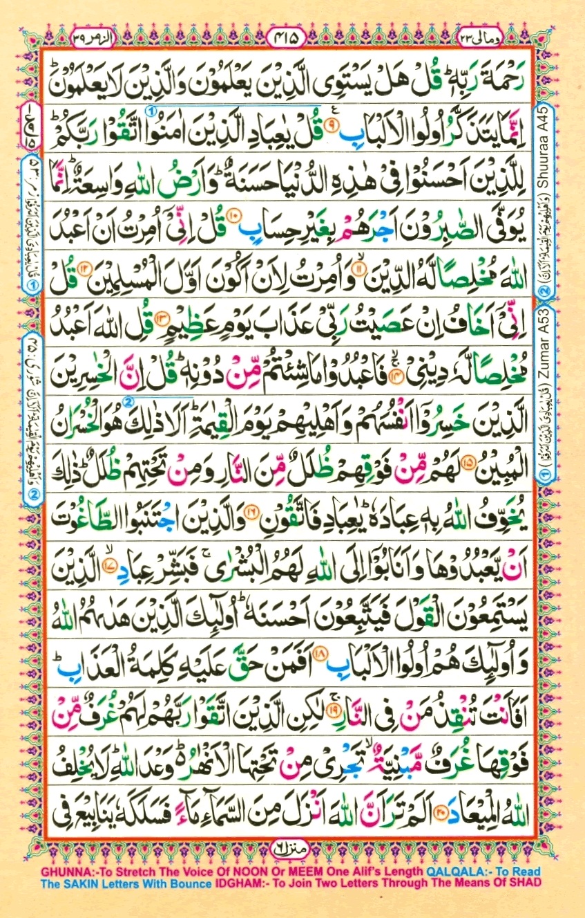 Surah 39 Az-Zumar, page 3