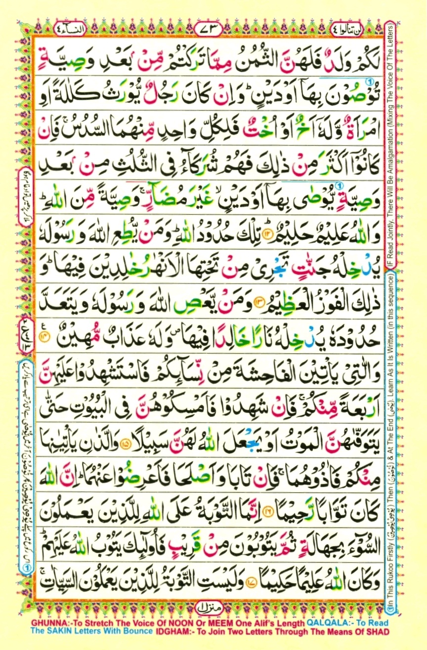 Surah 4 An-Nisa, page 4
