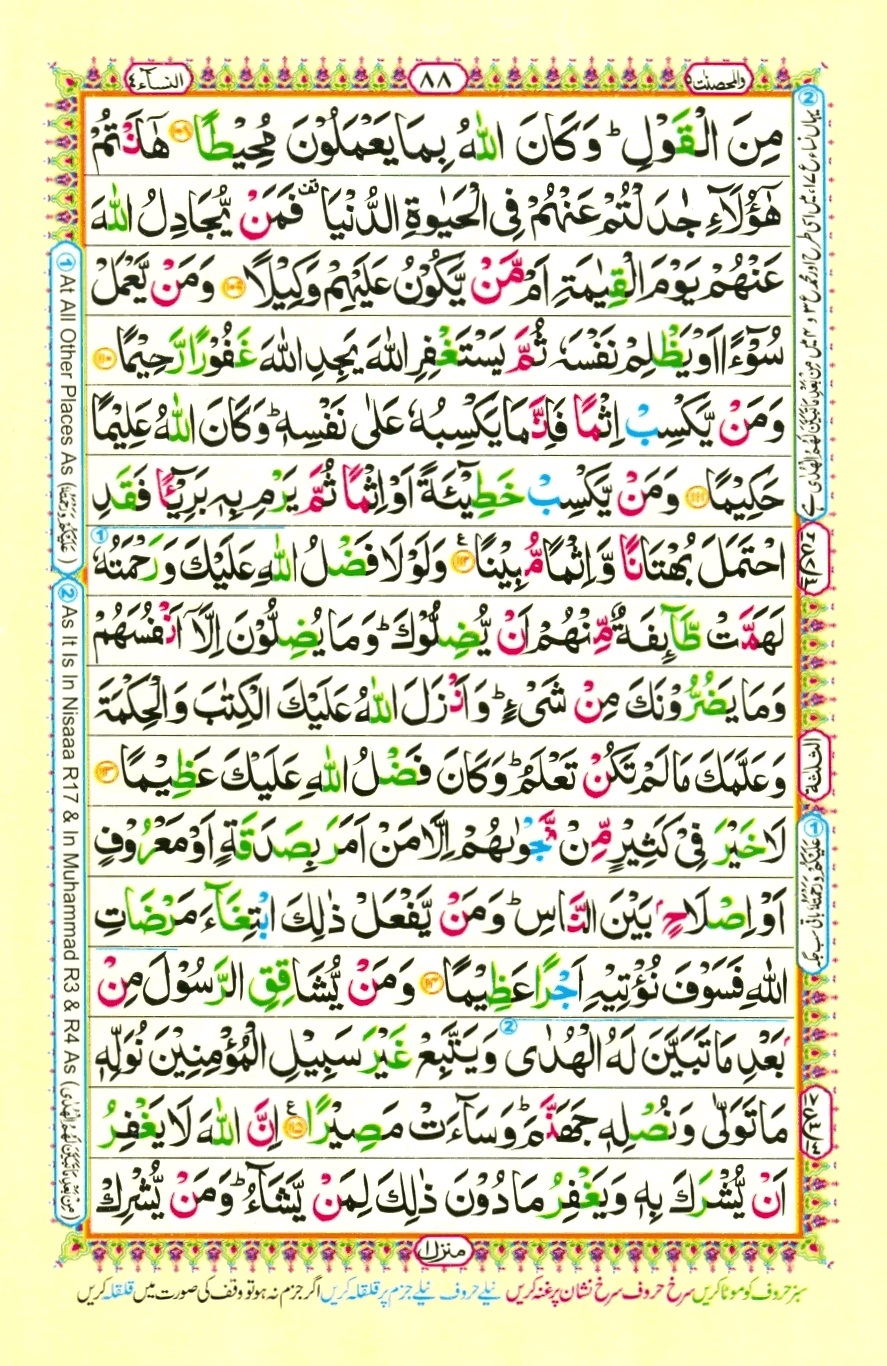 Surah 4 An-Nisa, page 19