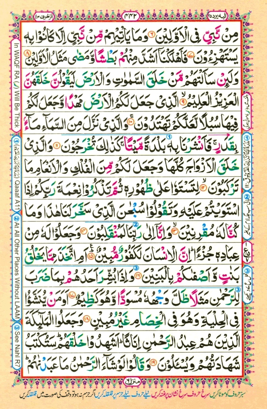 Surah 43 Az-Zukhruf, page 2
