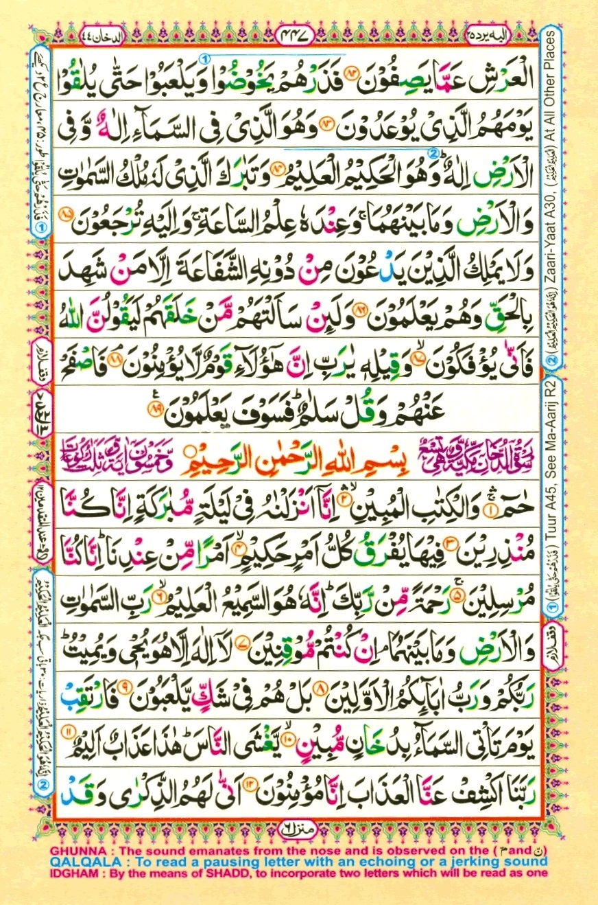 Surah 43 Az-Zukhruf, page 7