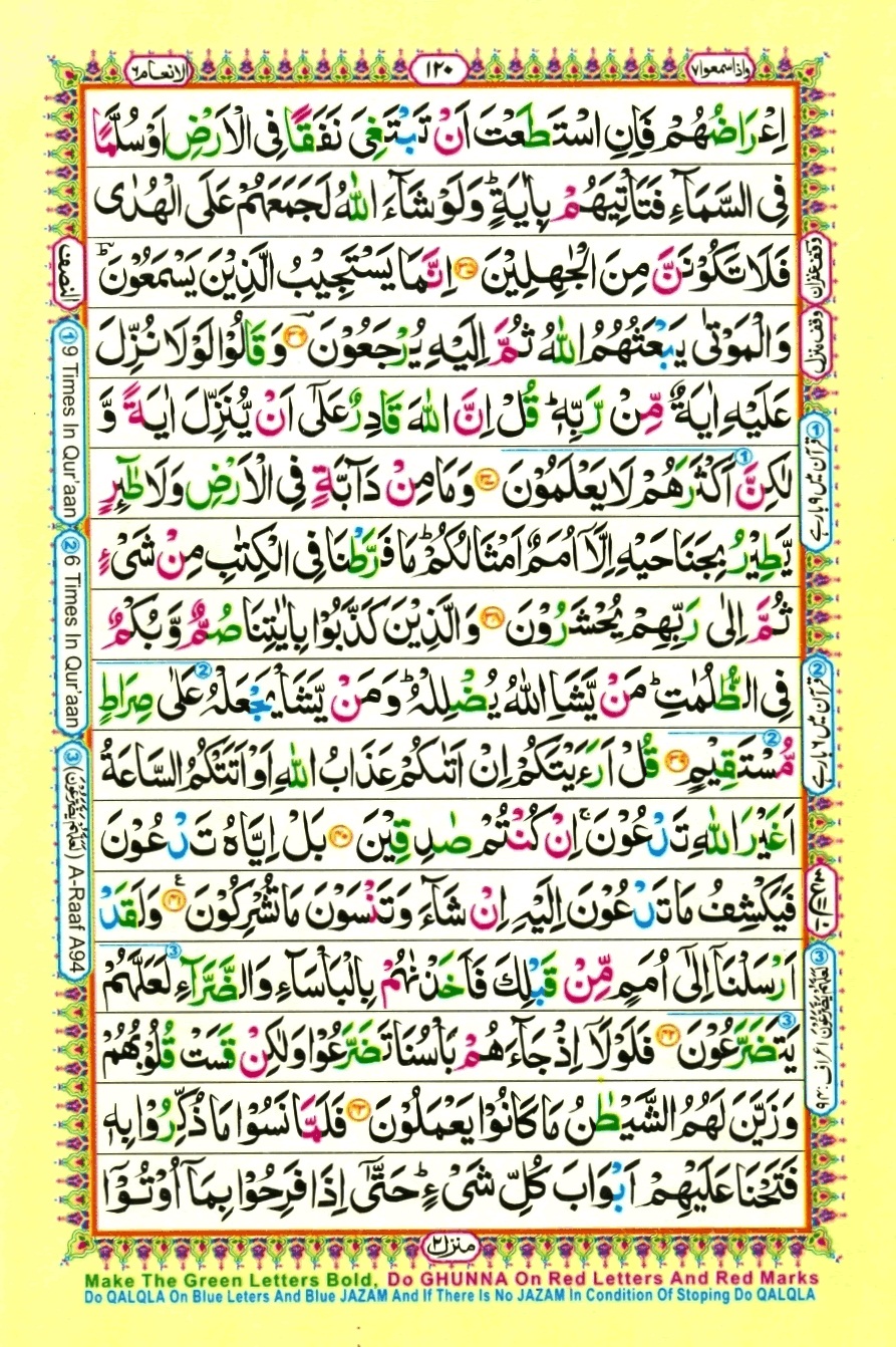 Surah 6 Al-An'am, page 5