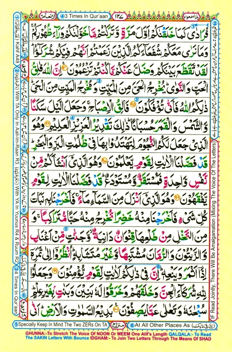 Surah 6 Al-An'am, page 12