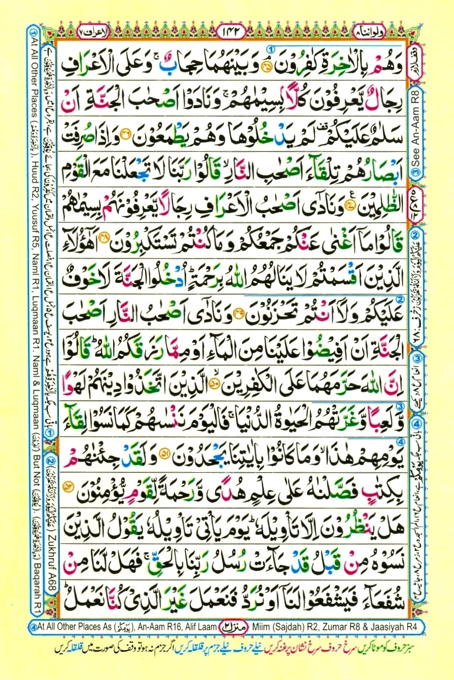 Surah 7 Al-A'raf, page 6