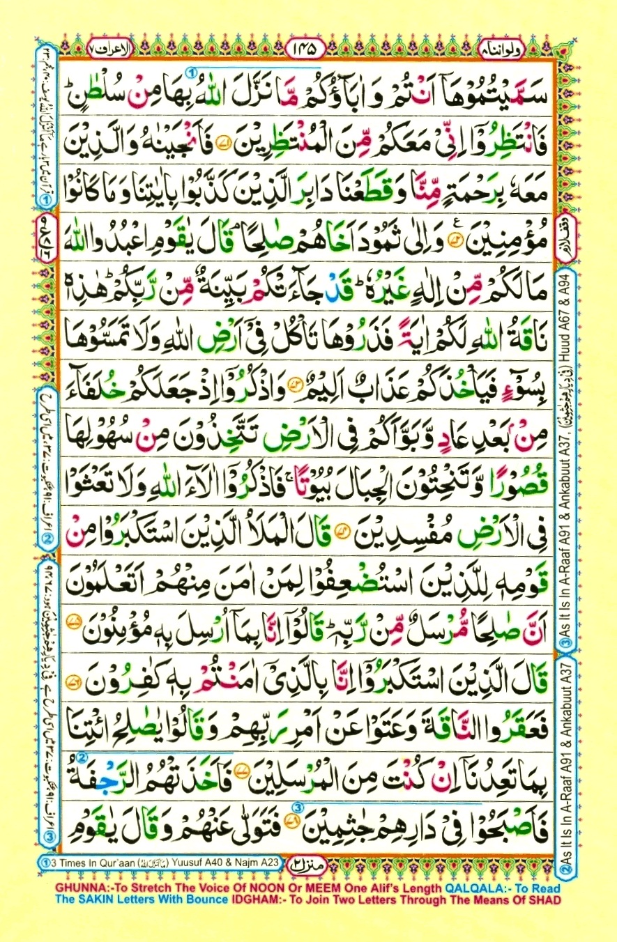 Surah 7 Al-A'raf, page 8